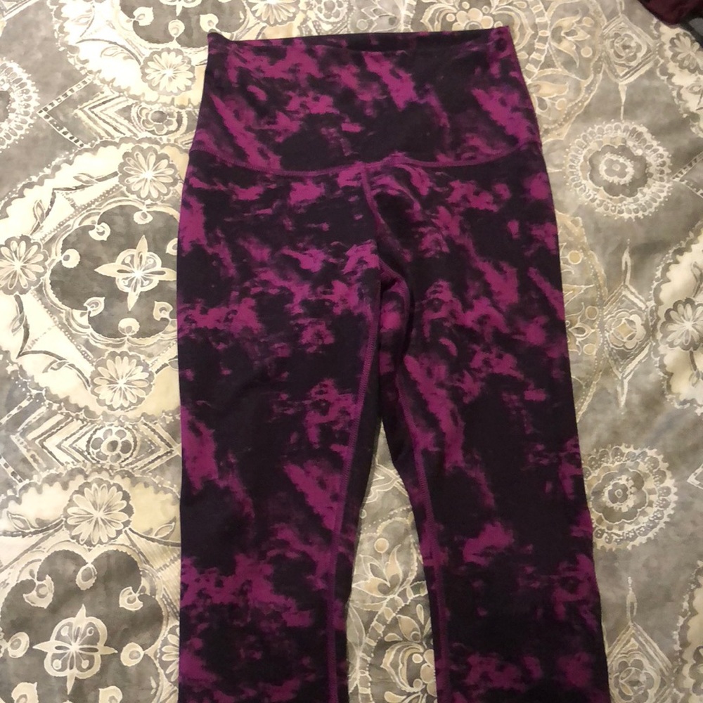 lululemon high rise wunder under crop